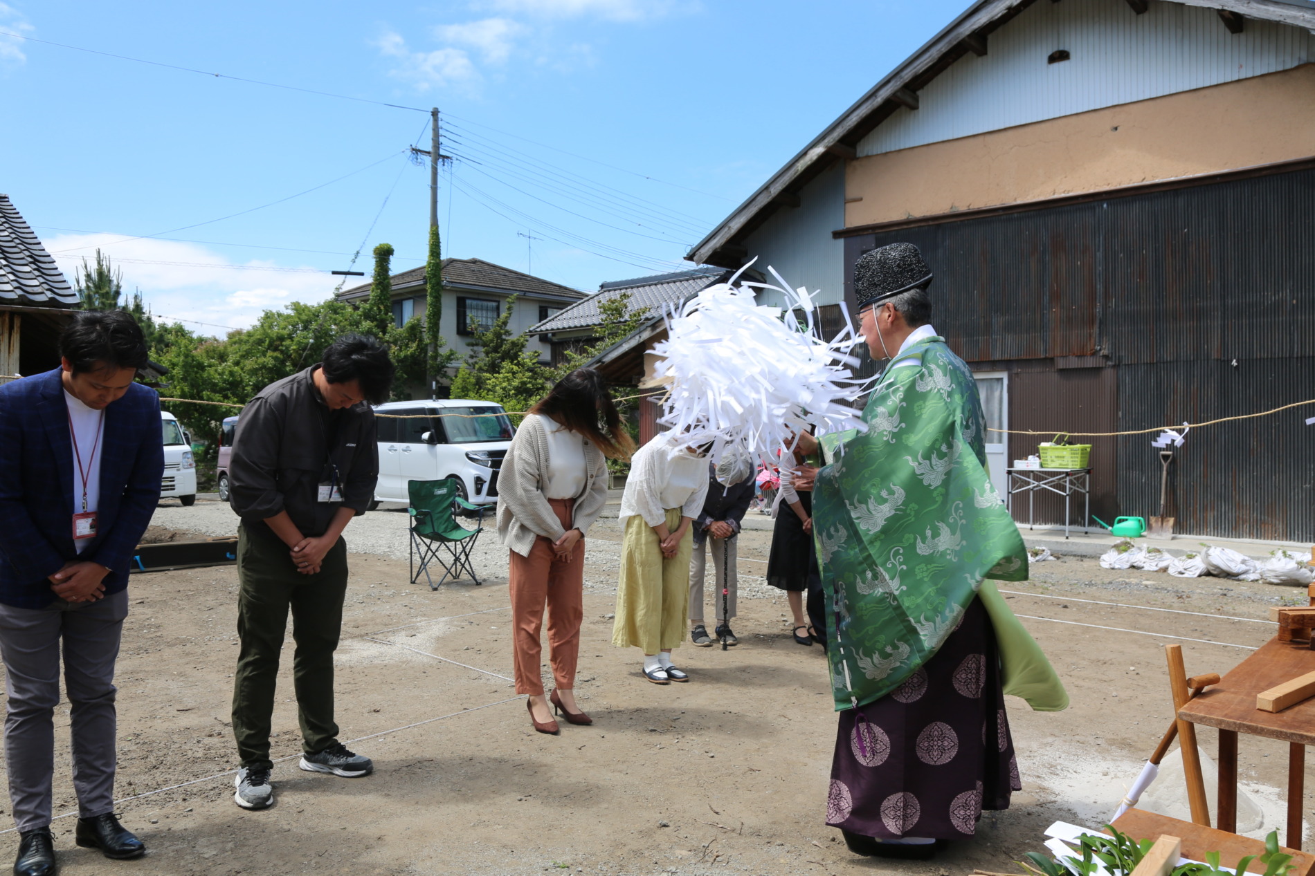 6/9地鎮祭を行いました！